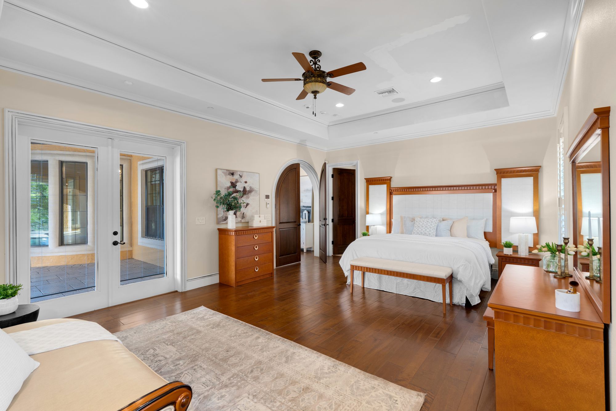 The main primary bedroom suite